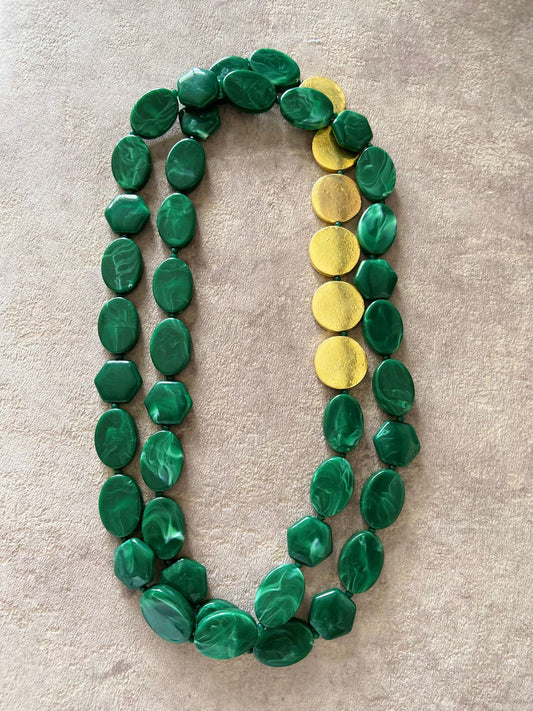 Chunky Necklace in Emerald