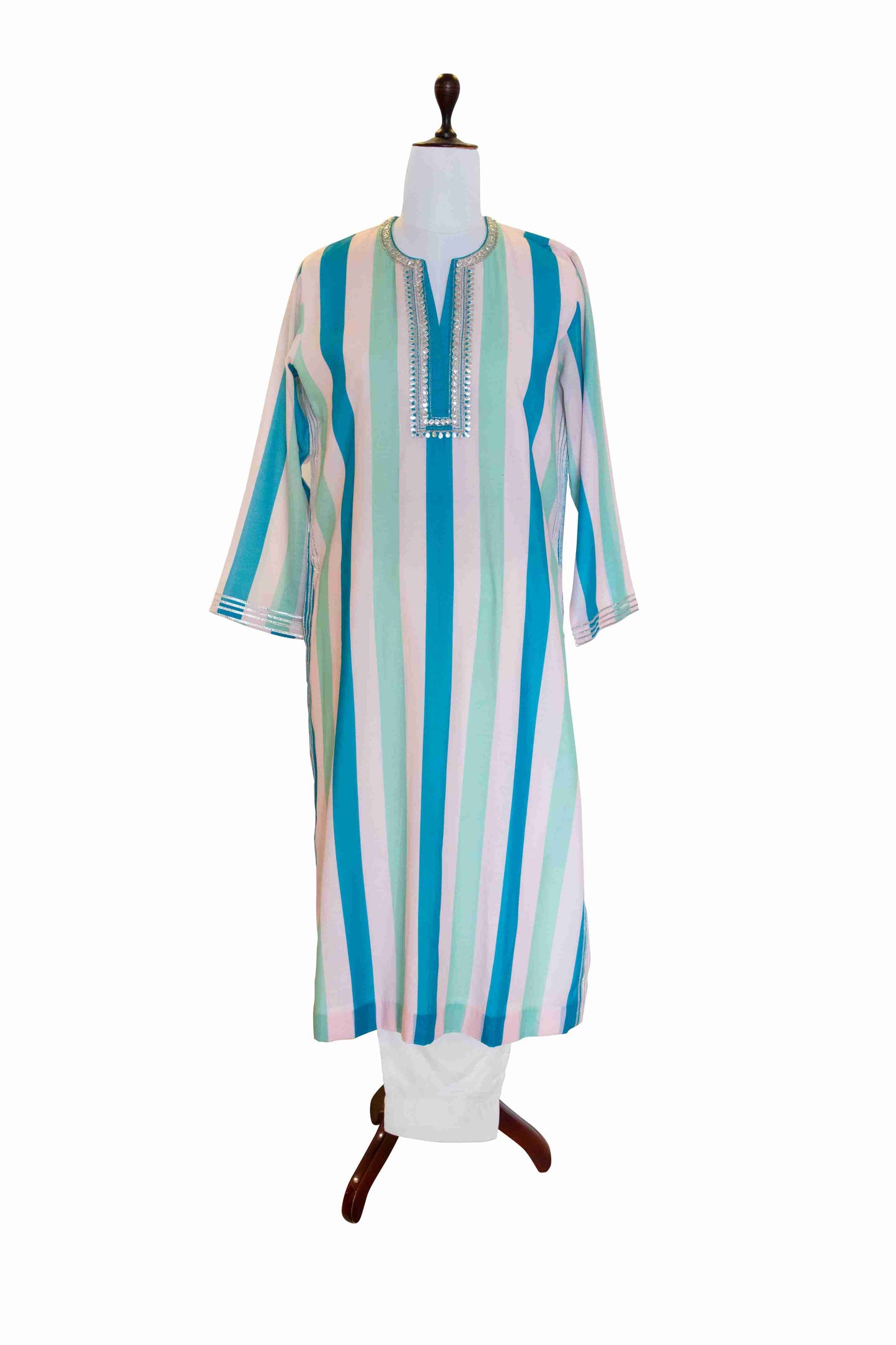 Muslin Kurta with Gota Patti Work