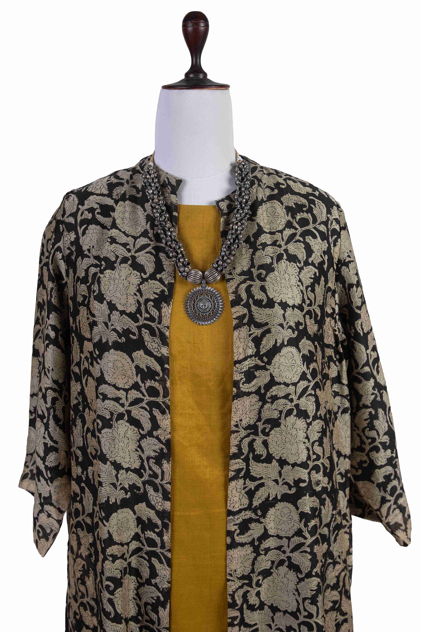 Chanderi Jacket Dress