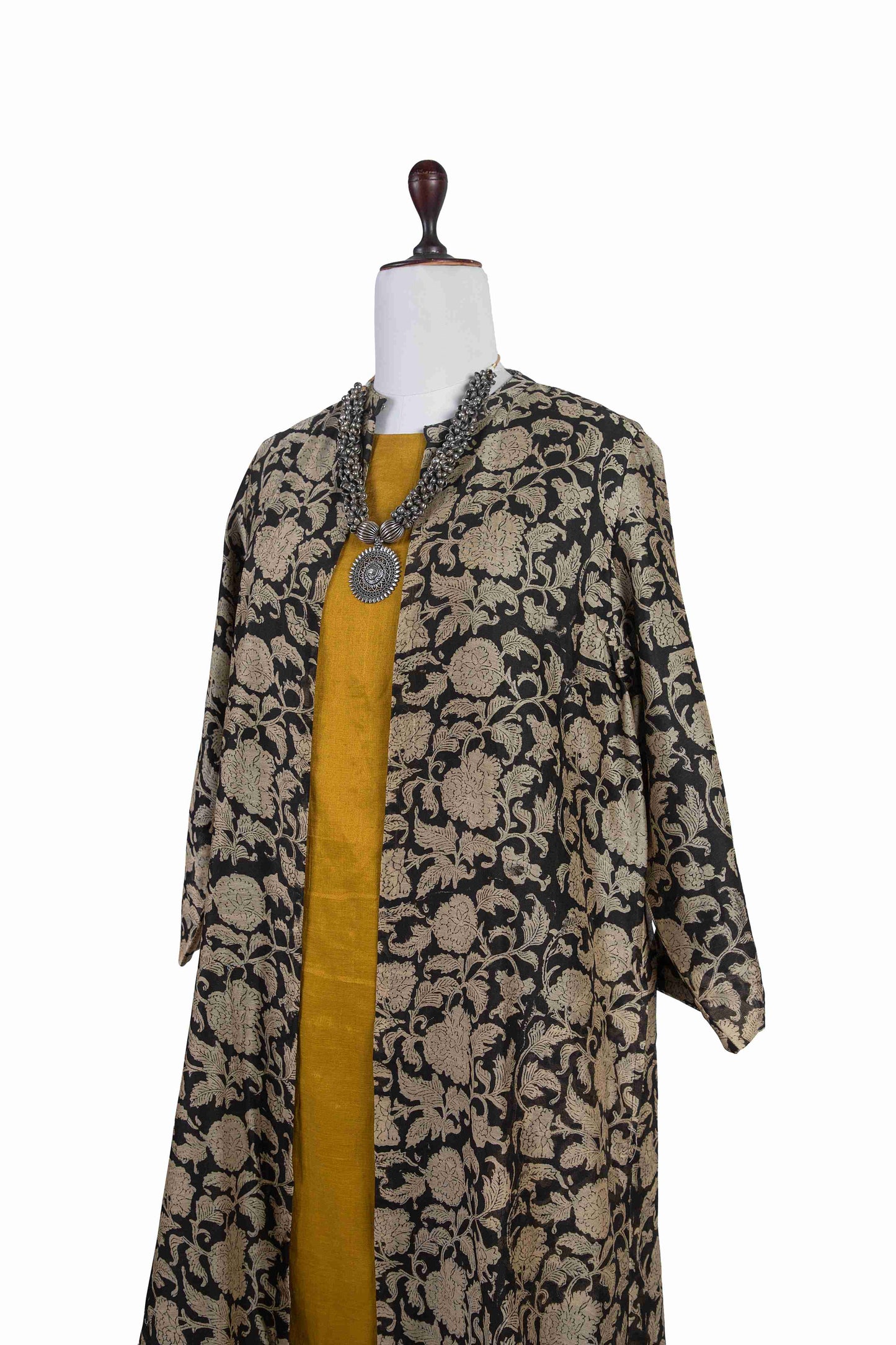 Chanderi Jacket Dress